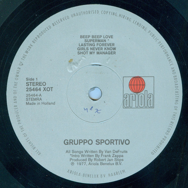 Gruppo Sportivo - 10 Mistakes (LP Tweedehands)