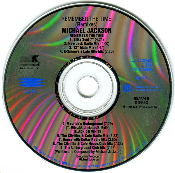 Michael Jackson - Remember The Time (CD Tweedehands) - Discords.nl