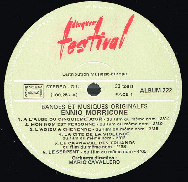 Ennio Morricone - Bandes Et Musiques Originales (LP Tweedehands)