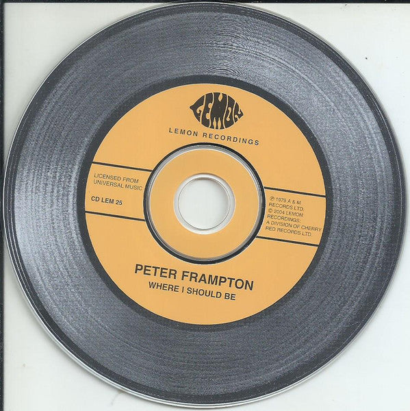 Peter Frampton - Where I Should Be (CD Tweedehands)