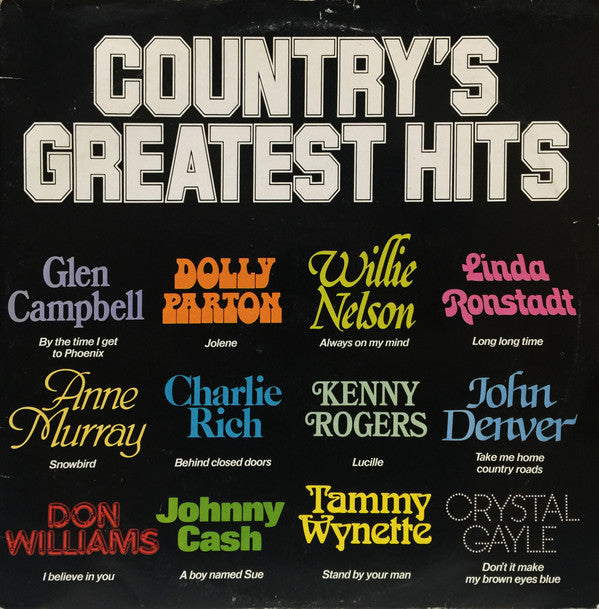 Various - Country's Greatest Hits (LP Tweedehands)