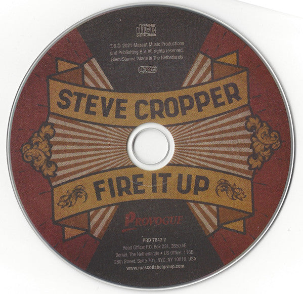 Steve Cropper - Fire It Up (CD Tweedehands)