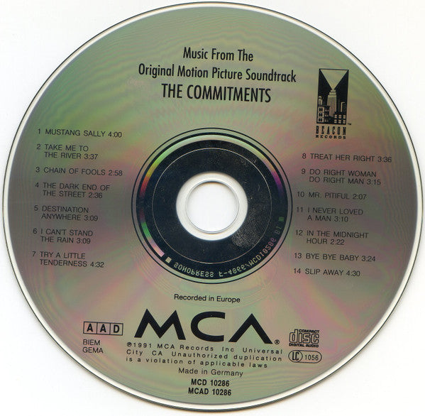 Commitments, The - The Commitments (Original Motion Picture Soundtrack) (CD Tweedehands) - Discords.nl