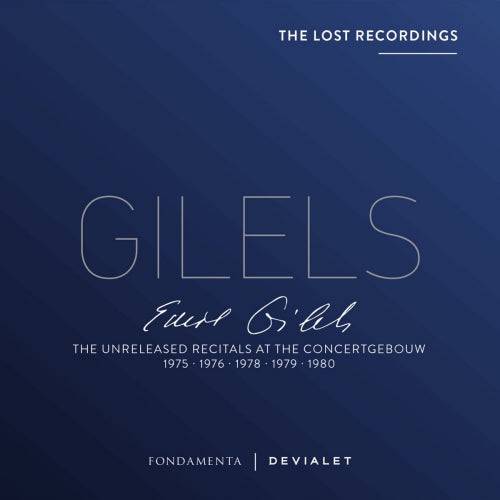 Emil Gilels - Unreleased recitals at the concertgebouw 1975-1980 (CD)