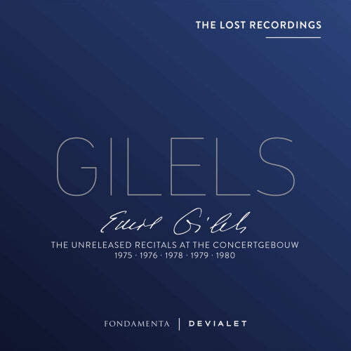 Emil Gilels - Unreleased recitals at the concertgebouw 1975-1980 (CD) - Discords.nl