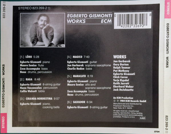 Egberto Gismonti - Works (CD Tweedehands) - Discords.nl