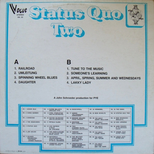 Status Quo - Status Quo Two (LP Tweedehands)