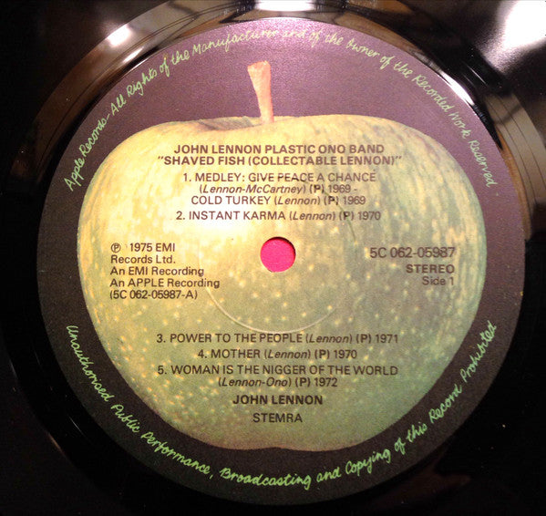 John Lennon / Plastic Ono Band, The - Shaved Fish (LP Tweedehands) - Discords.nl