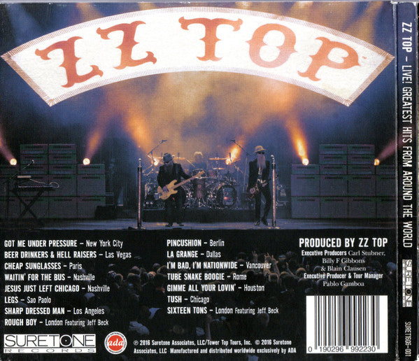 ZZ Top - Live! Greatest Hits From Around The World (CD)