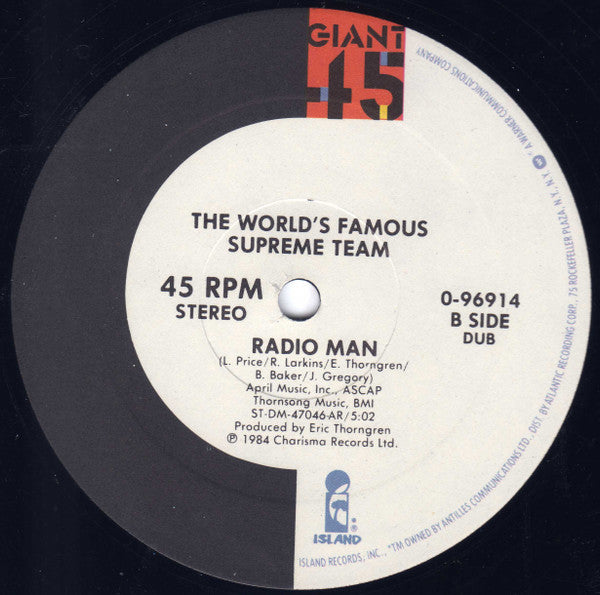 World's Famous Supreme Team - Radio Man (12" Tweedehands)