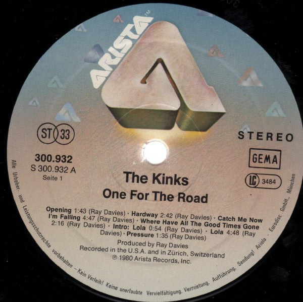 Kinks, The - One For The Road (LP Tweedehands)