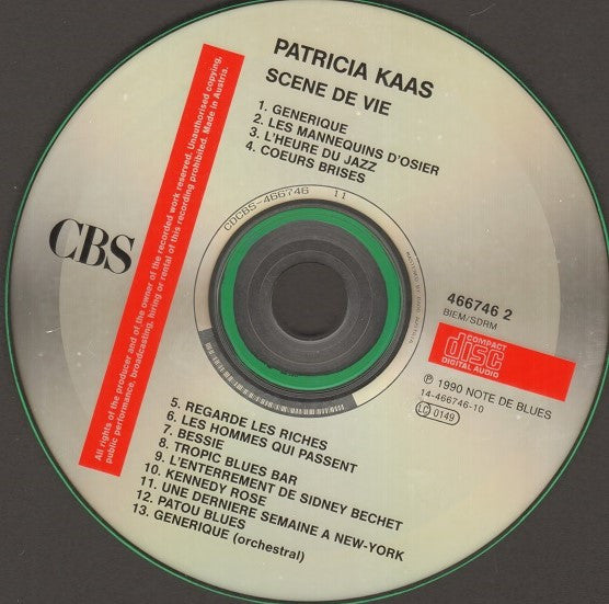 Patricia Kaas - Scène De Vie (CD)