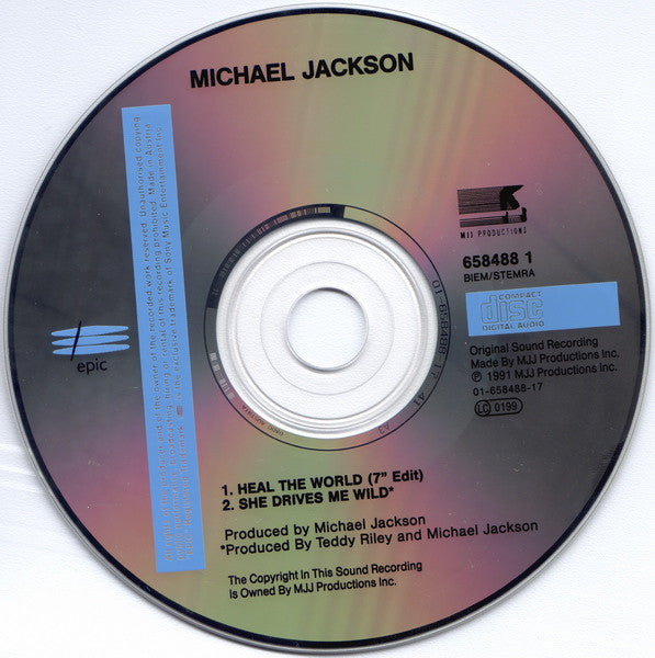 Michael Jackson - Heal The World (CD Tweedehands) - Discords.nl