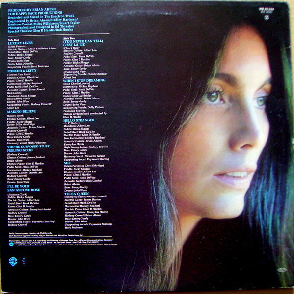 Emmylou Harris - Luxury Liner (LP Tweedehands)