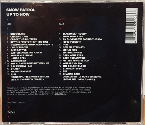 Snow Patrol - Up To Now (CD Tweedehands)