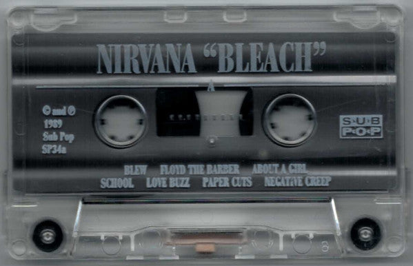 Nirvana - Bleach (muziekcassette)