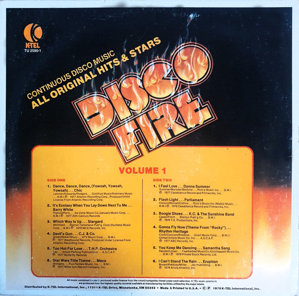 Various - Disco Fire (Volume 1) (LP Tweedehands)