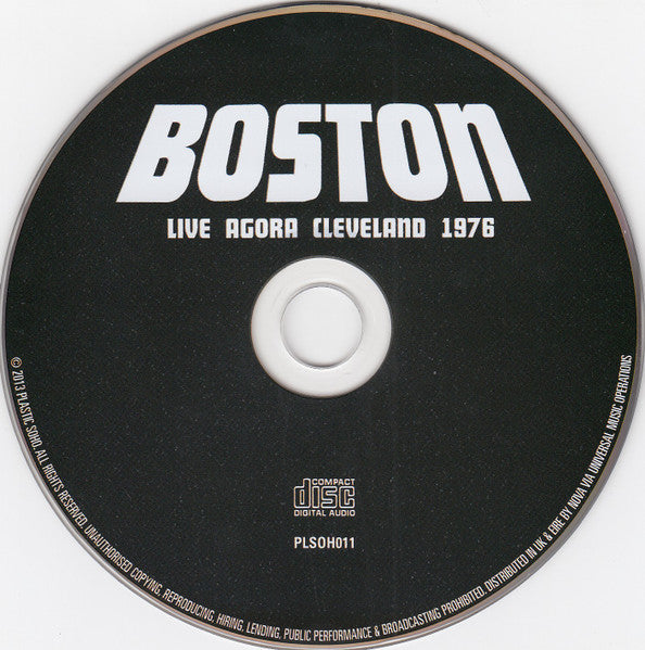 Boston - Live Agora Cleveland 1976 (CD)