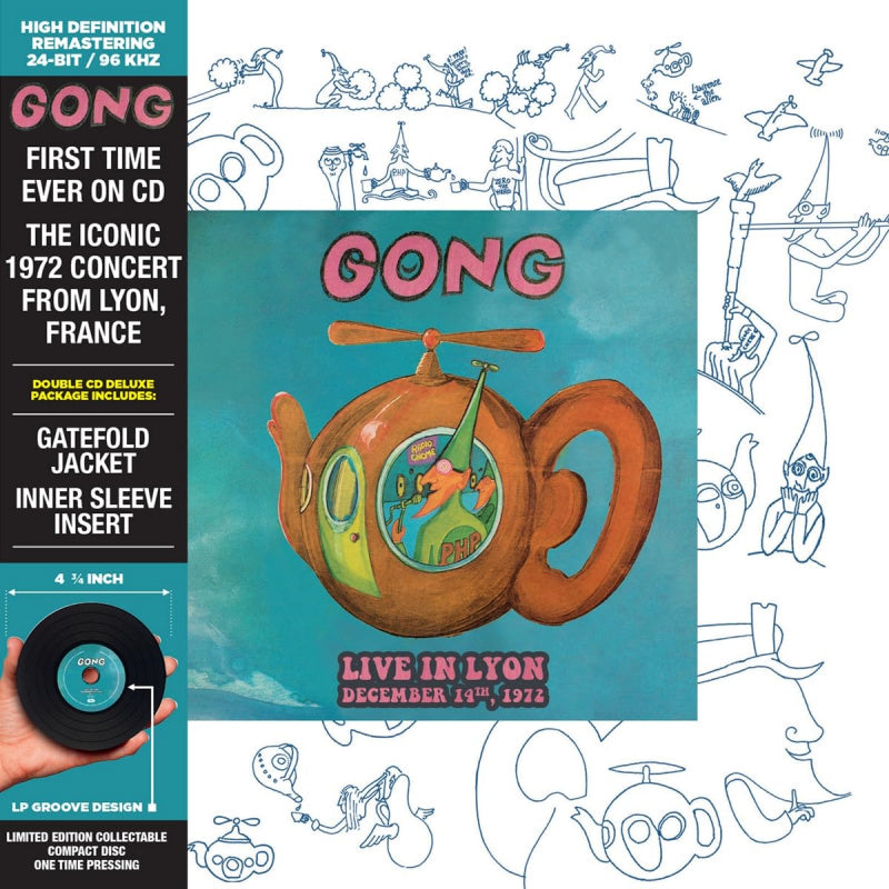 Gong - Live in lyon, december 14th, 1972 -reissue- (CD) - Discords.nl