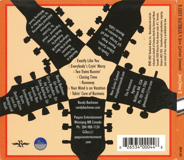 Randy Bachman & New Guitar Summit - Jazz Thing II (CD Tweedehands)