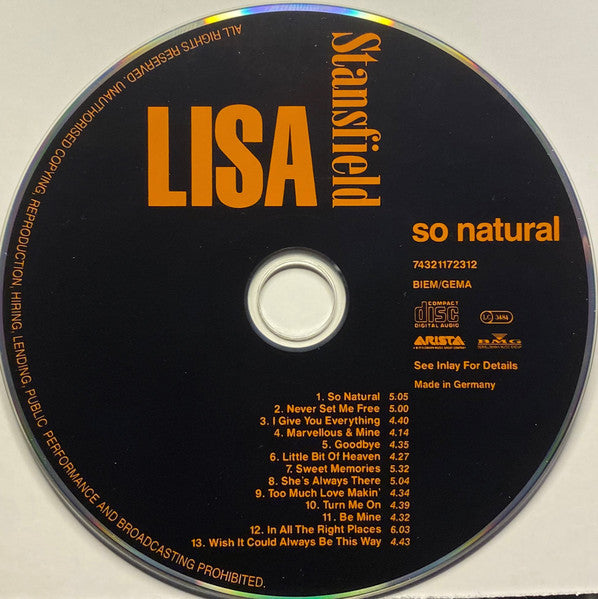 Lisa Stansfield - So Natural (CD)