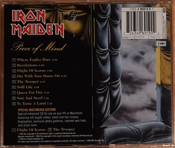 Iron Maiden - Piece Of Mind (CD)