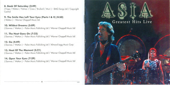 Asia - Greatest Hits Live (CD)