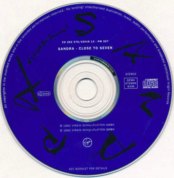 Sandra - Close To Seven (CD)