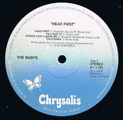 Babys, The - Head First (LP Tweedehands)