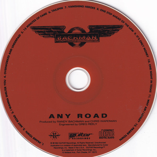 Randy Bachman - Any Road (CD)