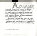 Various - A Taste Of DMP (CD Tweedehands) - Discords.nl