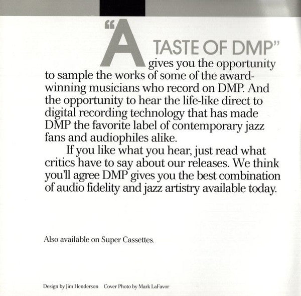 Various - A Taste Of DMP (CD Tweedehands)