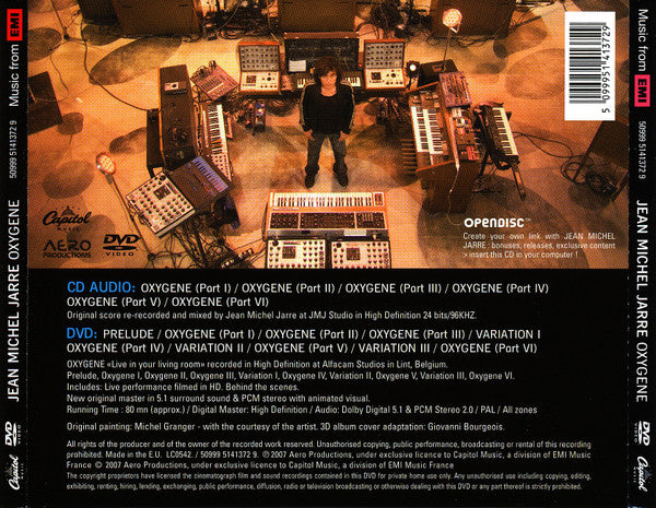 Jean-Michel Jarre - Oxygene (New Master Recording & DVD Live) (CD Tweedehands)