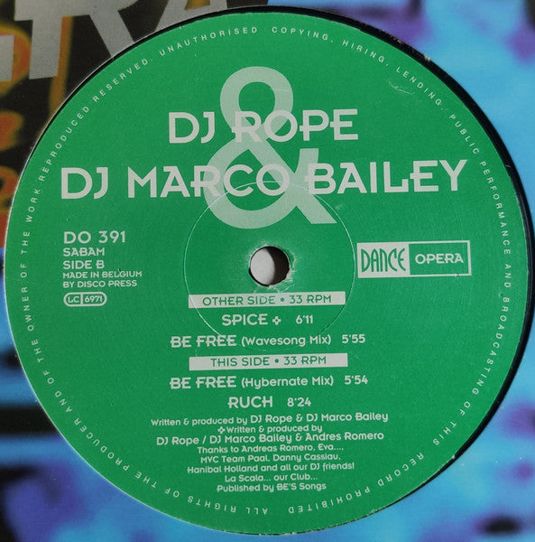 DJ Rope & Marco Bailey - Spice (LP Tweedehands)