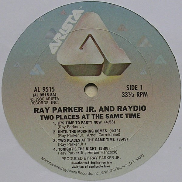 Ray Parker Jr. And Raydio - Two Places At The Same Time (LP Tweedehands) - Discords.nl