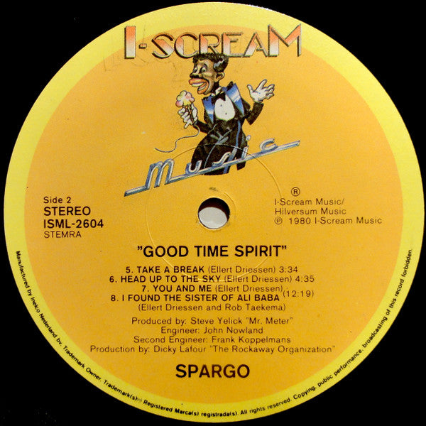 Spargo - Good Time Spirit (LP Tweedehands) - Discords.nl