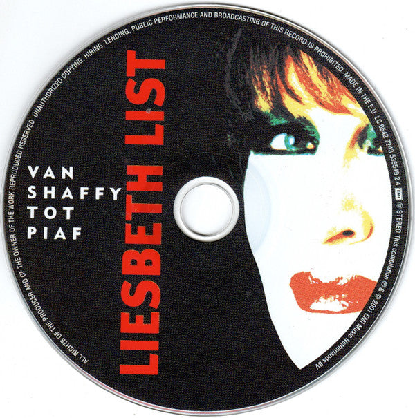 Liesbeth List - Van Shaffy Tot Piaf (CD Tweedehands) - Discords.nl