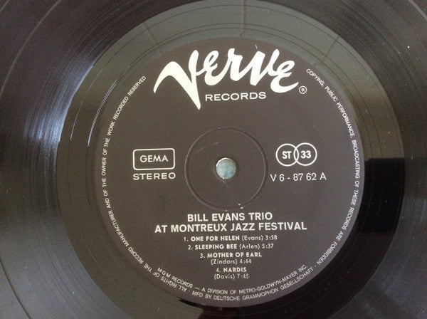 Bill Evans - At The Montreux Jazz Festival (LP Tweedehands) - Discords.nl