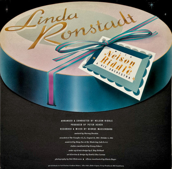 Linda Ronstadt With Nelson Riddle And His Orchestra - Lush Life (LP Tweedehands)