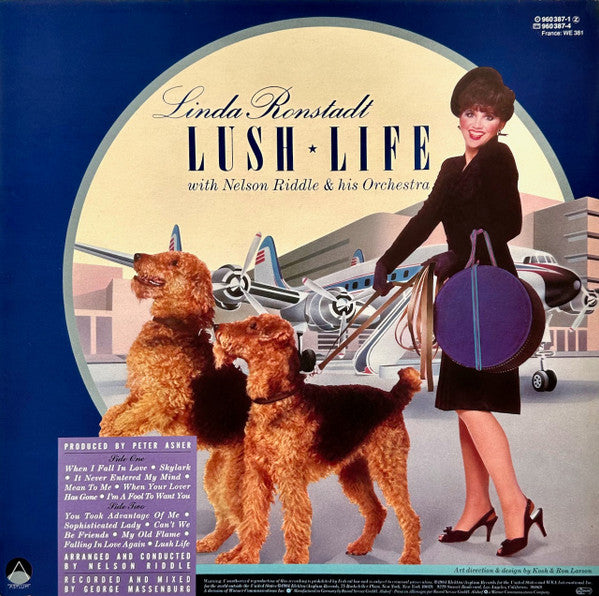 Linda Ronstadt With Nelson Riddle And His Orchestra - Lush Life (LP Tweedehands)