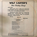 Wilf Carter - Wilf Carter's New Cowboy Songs (LP Tweedehands)