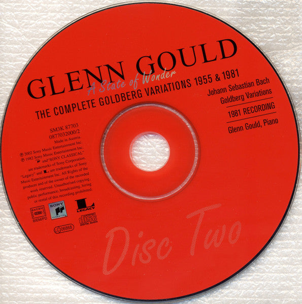 Glenn Gould - A State Of Wonder • The Complete Goldberg Variations 1955 & 1981 (CD Tweedehands)