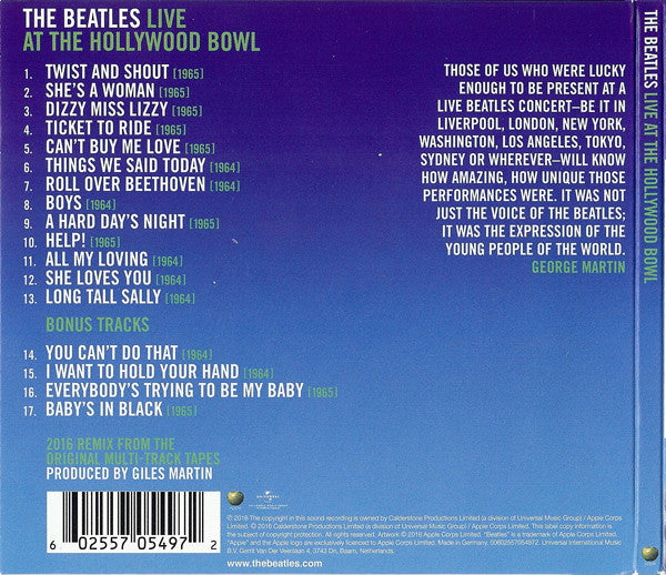 Beatles, The - Live At The Hollywood Bowl (CD Tweedehands)