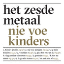 Het Zesde Metaal - Nie voe kinders (LP) - Discords.nl