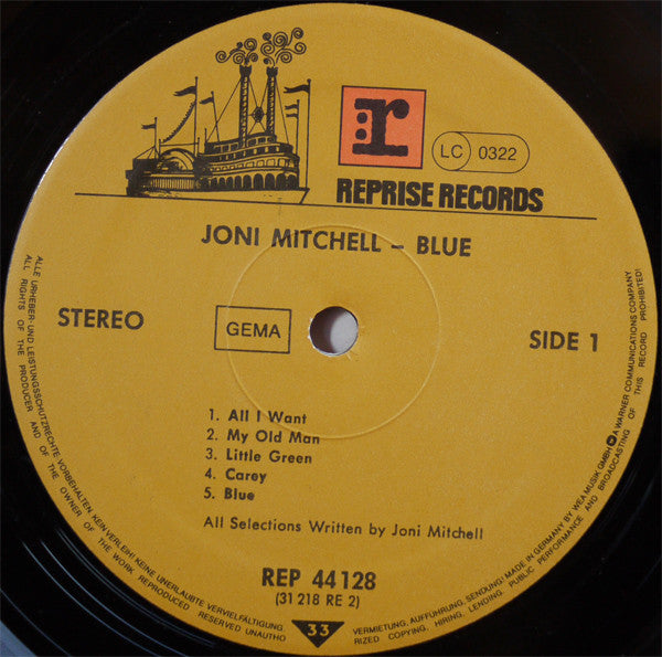 Joni Mitchell - Blue (LP Tweedehands)