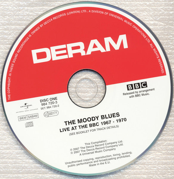Moody Blues, The - Live At The BBC 1967-1970 (CD) - Discords.nl