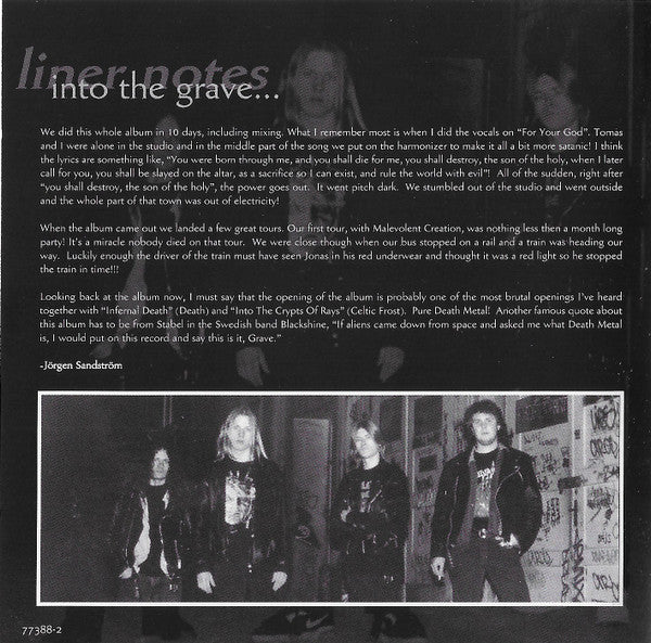 Grave (2) - Into The Grave (CD)