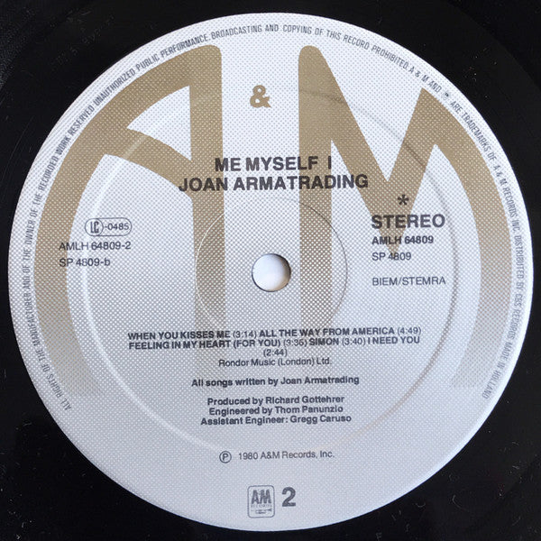 Joan Armatrading - Me Myself I (LP Tweedehands) - Discords.nl