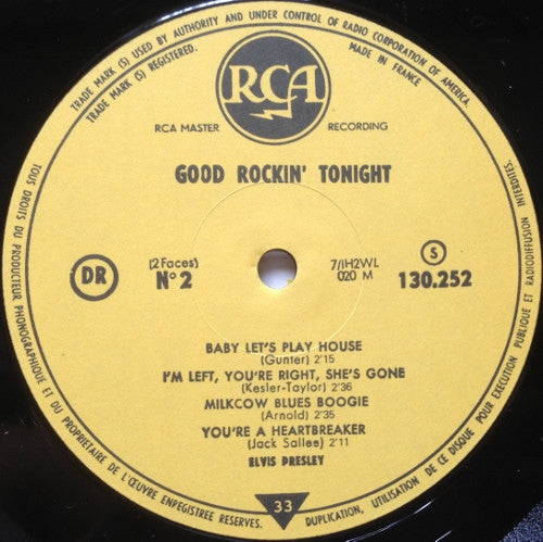 Elvis Presley - Good Rockin' Tonight (LP Tweedehands)