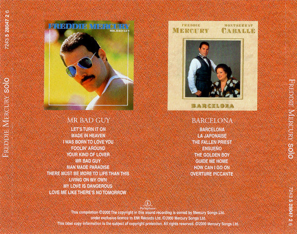 Freddie Mercury - Solo (CD Tweedehands)